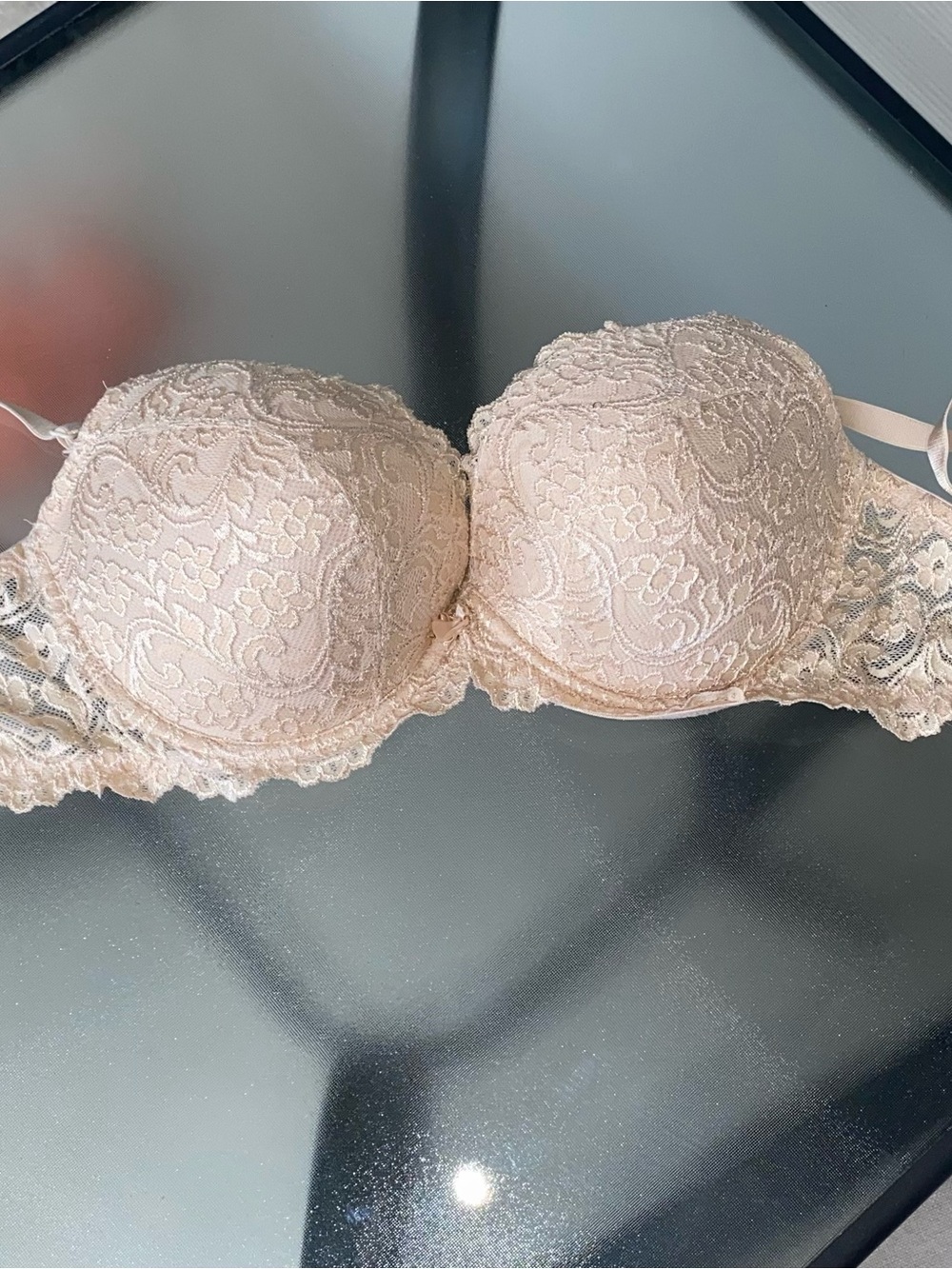 smart & sexy Beige Lace Bra